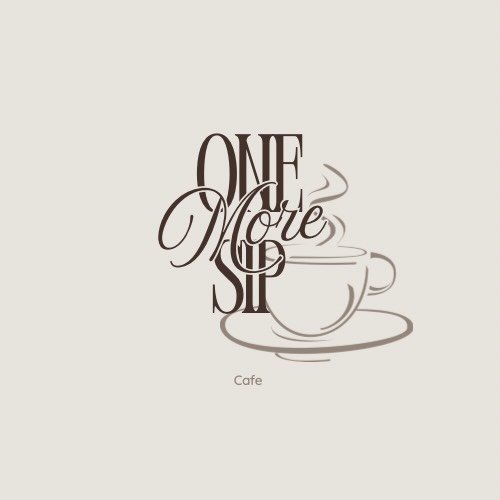 One More Sip Cafe mark