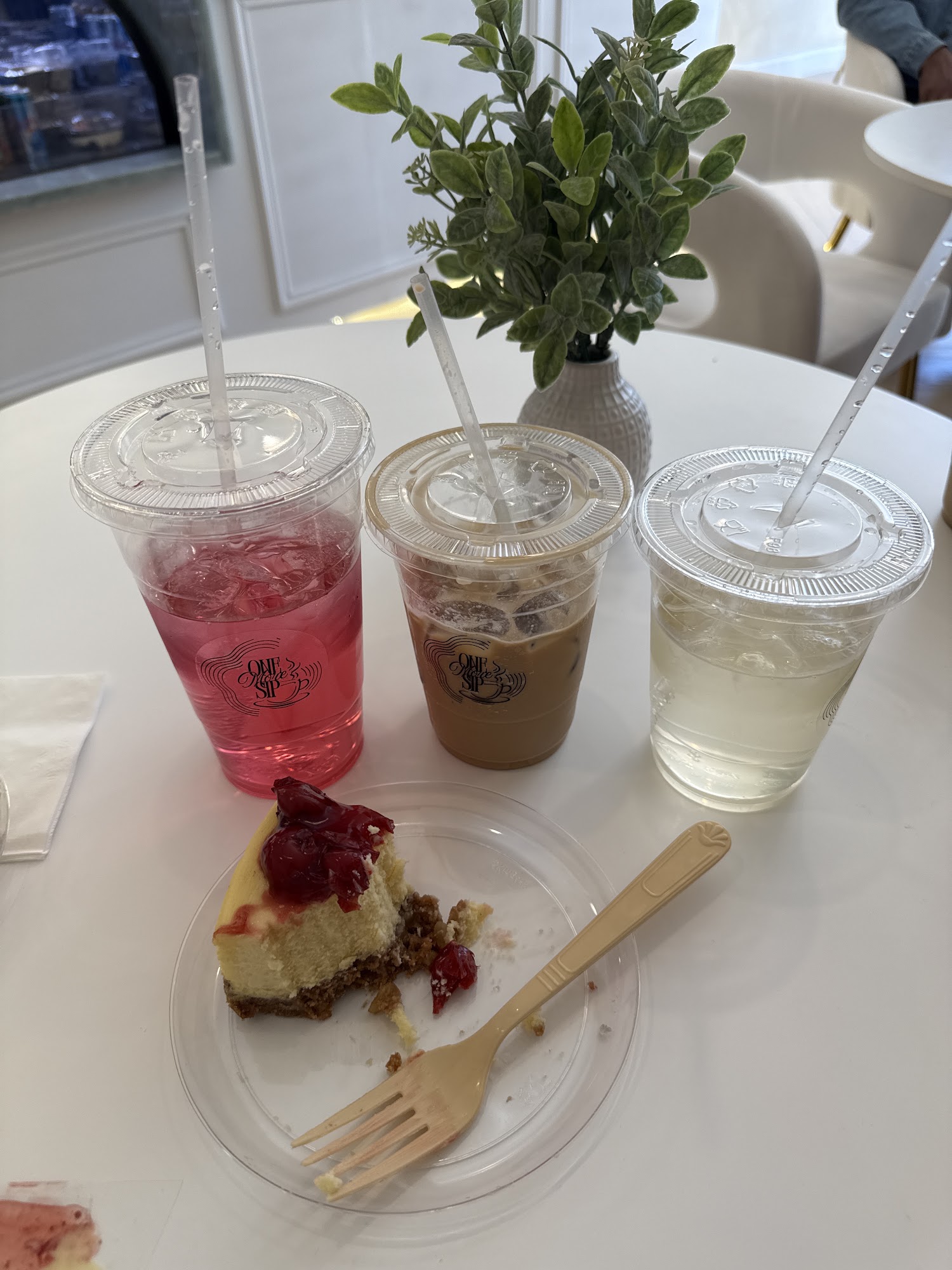 Friends enjoying cafe time